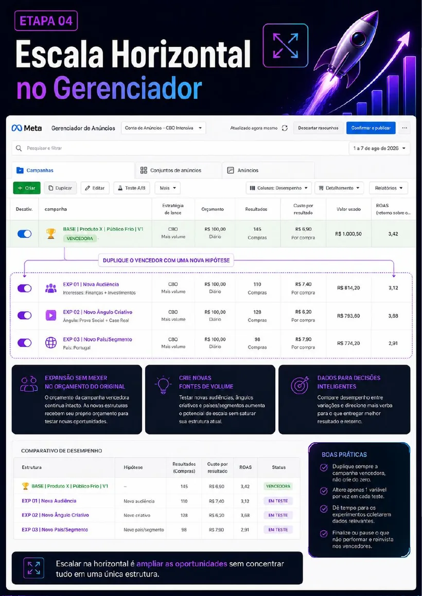 Escala horizontal no Gerenciador